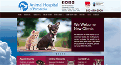 Desktop Screenshot of animalhospitalofpensacola.com