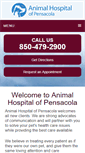 Mobile Screenshot of animalhospitalofpensacola.com